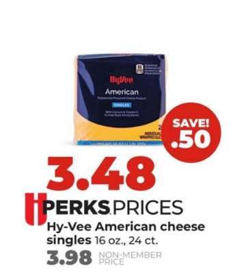 Hy-Vee American cheese singles