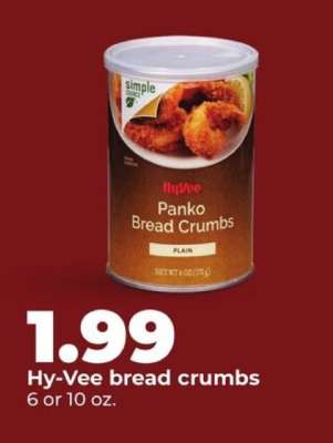 Hy-Vee bread crumbs