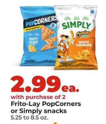 Frito-Lay PopCorners or Simply snacks