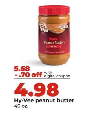 Hy-Vee peanut butter