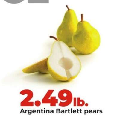 Argentina Bartlett pears