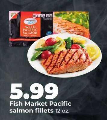 Fish Market Pacific salmon fillets