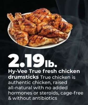Hy-Vee True fresh chicken drumsticks