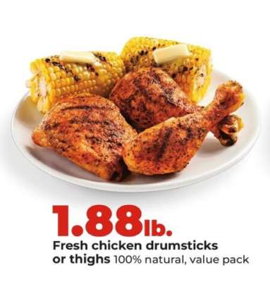 Fresh Chicken Drumsticks or Thighs