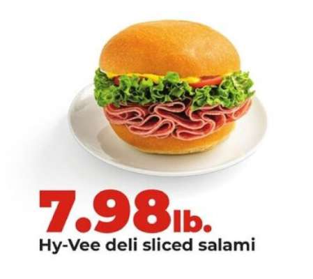 Hy-Vee deli sliced salami