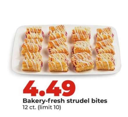 Bakery-fresh strudel bites
