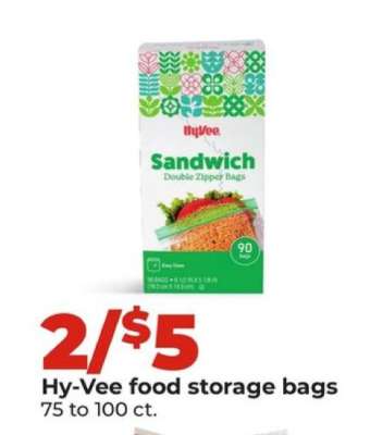 Hy-Vee food storage bags