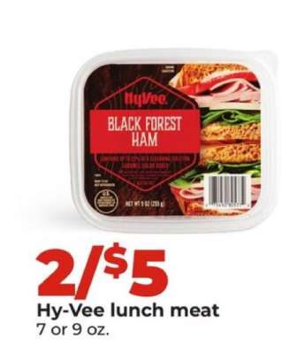 Hy-Vee lunch meat