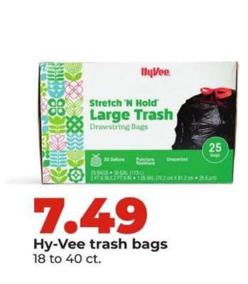Hy-Vee trash bags