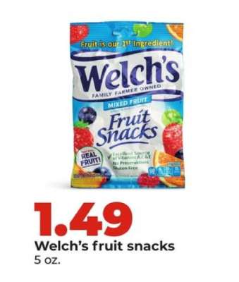 Welch's Fruit Snacks