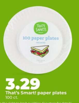 That's Smart! paper plates