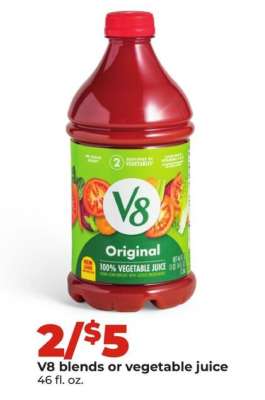 V8 Blends or Vegetable Juice