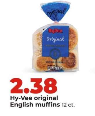 Hy-Vee original English muffins