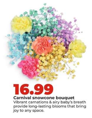Carnival snowcone bouquet