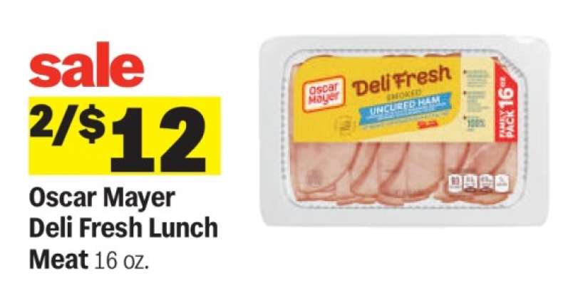 Oscar Mayer Deli Fresh Lunch Meat