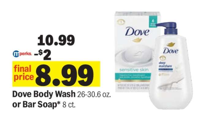 Dove Body Wash or Bar Soap