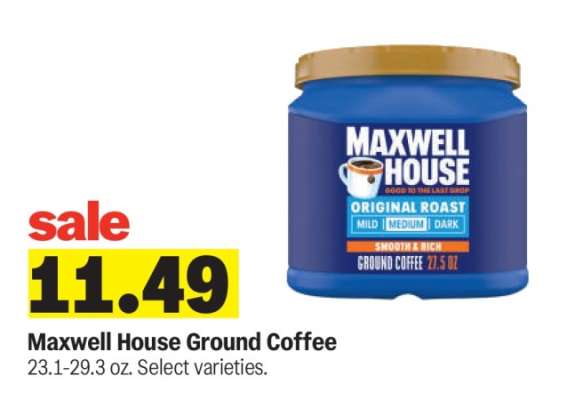 Maxwell House Ground Coffee*