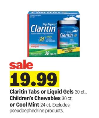 Claritin Tabs or Liquid Gels