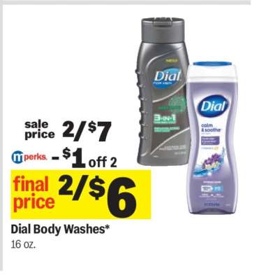 Dial Body Washes*