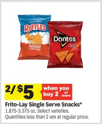 Frito-Lay Single Serve Snacks