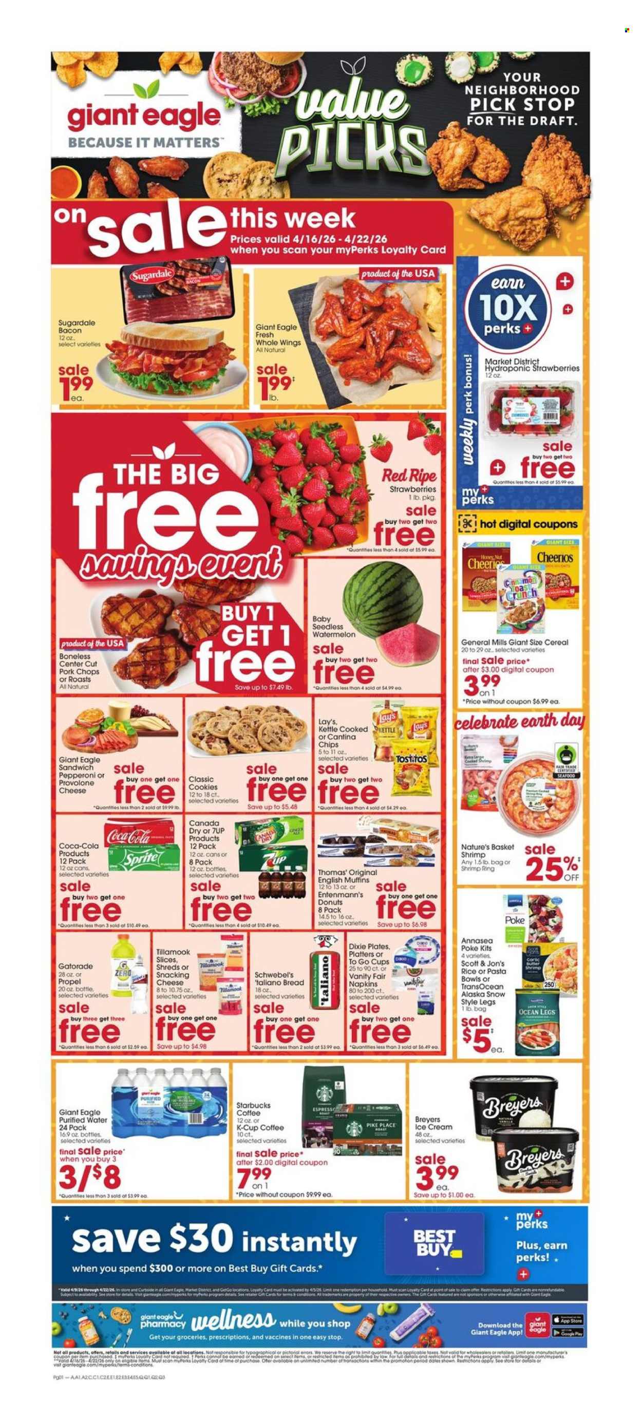 Giant Eagle ad - 04/16/2026 - 04/22/2026. Page 1