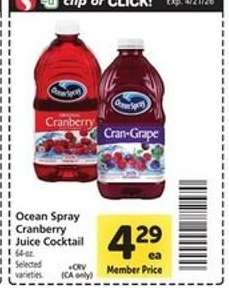 Ocean Spray Cranberry Juice Cocktail