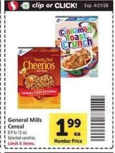 General Mills Cereal