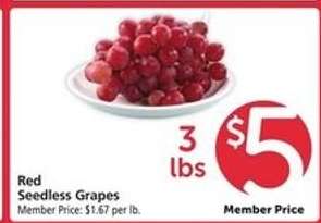 Red Seedless Grapes