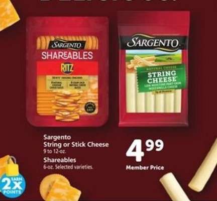 Sargento String or Stick Cheese