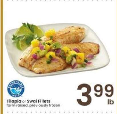 Tilapia or Swai Fillets