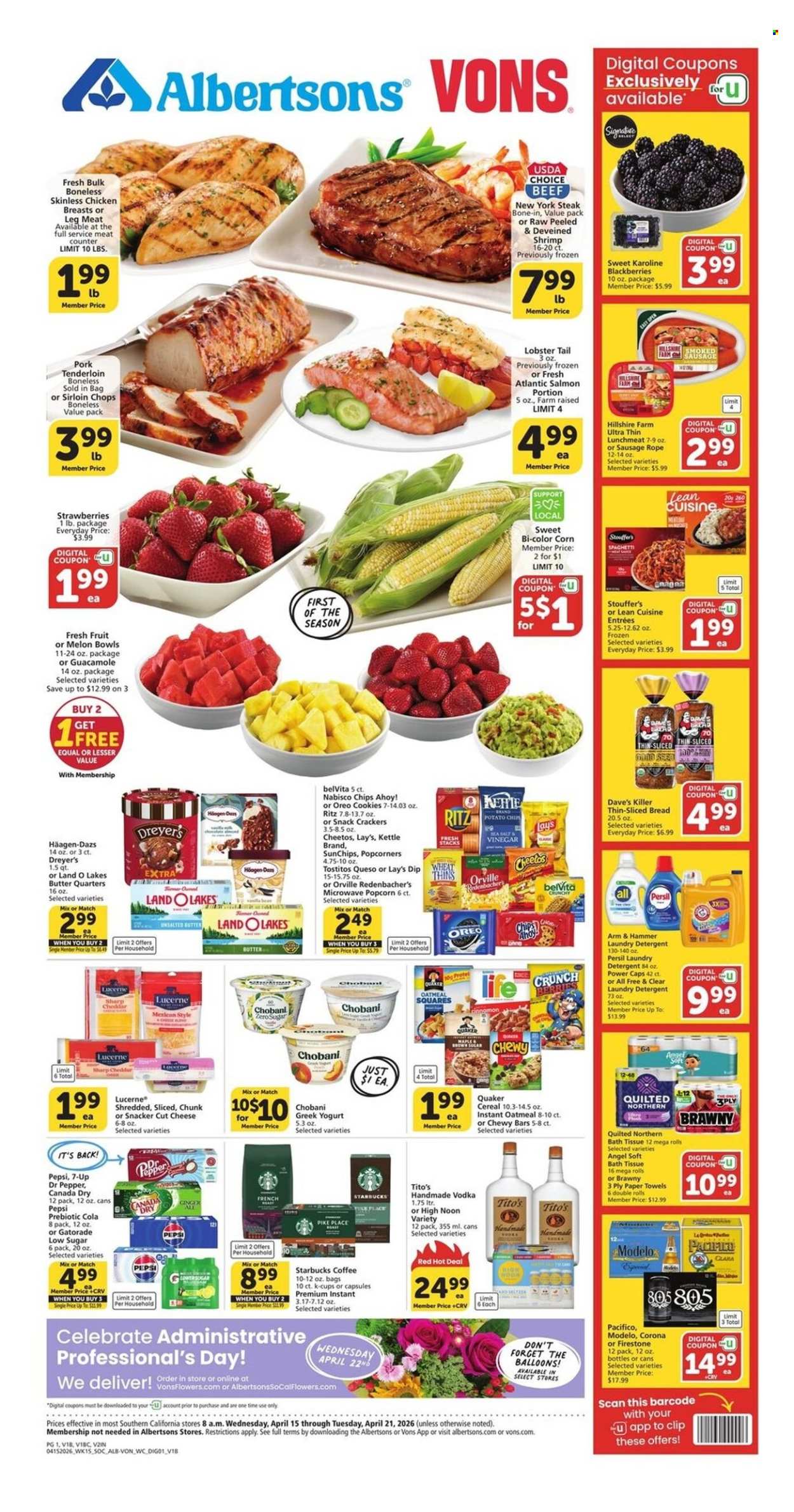 Albertsons ad - 04/15/2026 - 04/21/2026. Page 1