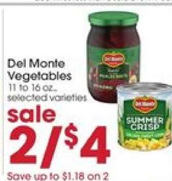 Del Monte Vegetables*