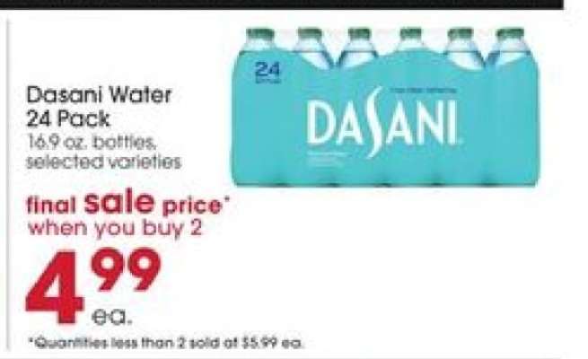 Dasani Water 24 Pack