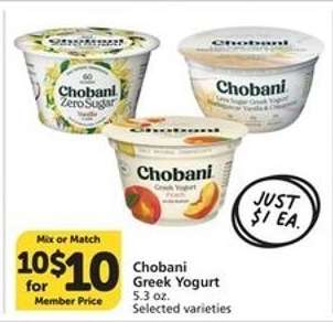 Chobani Greek Yogurt