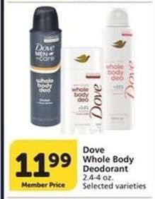 Dove Whole Body Deodorant