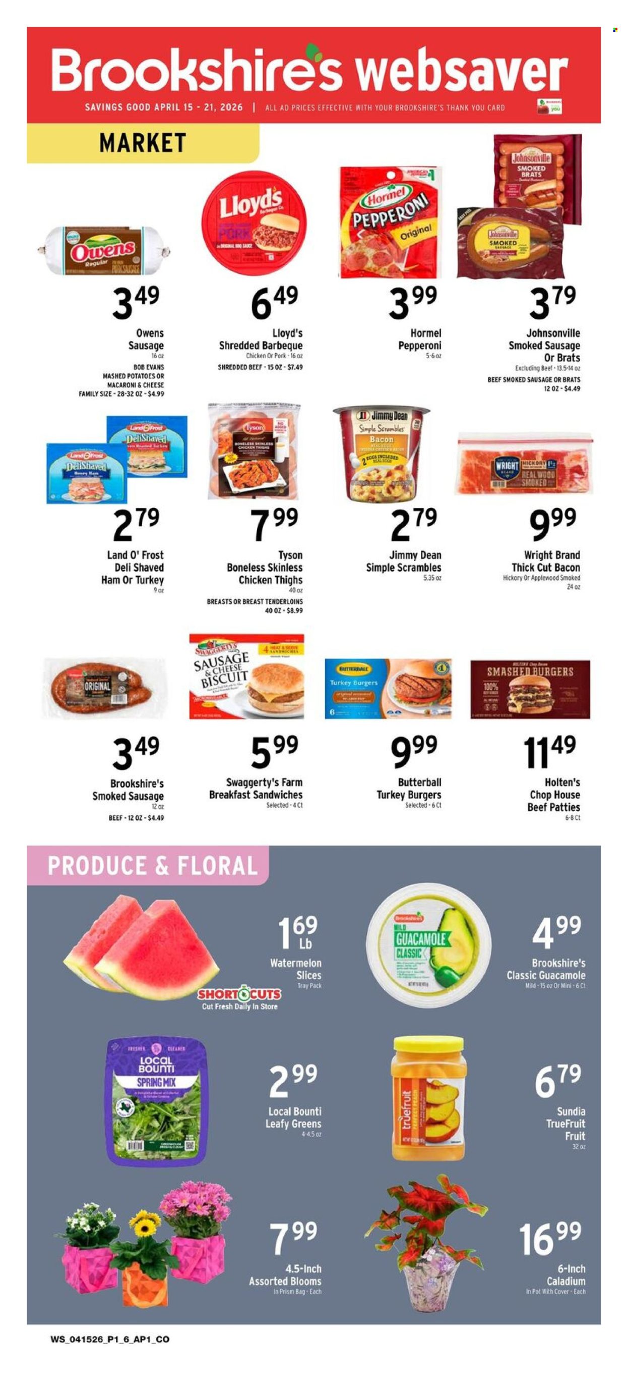 Brookshires ad - 04/15/2026 - 04/21/2026. Page 1