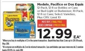 Modelo, Pacifico or Dos Equis