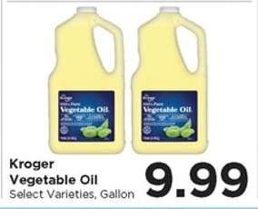 Kroger Vegetable Oil