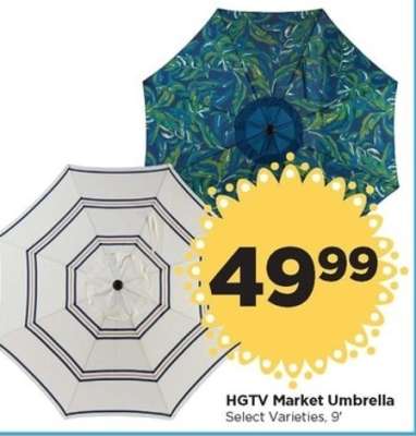 HGTV Market Umbrella