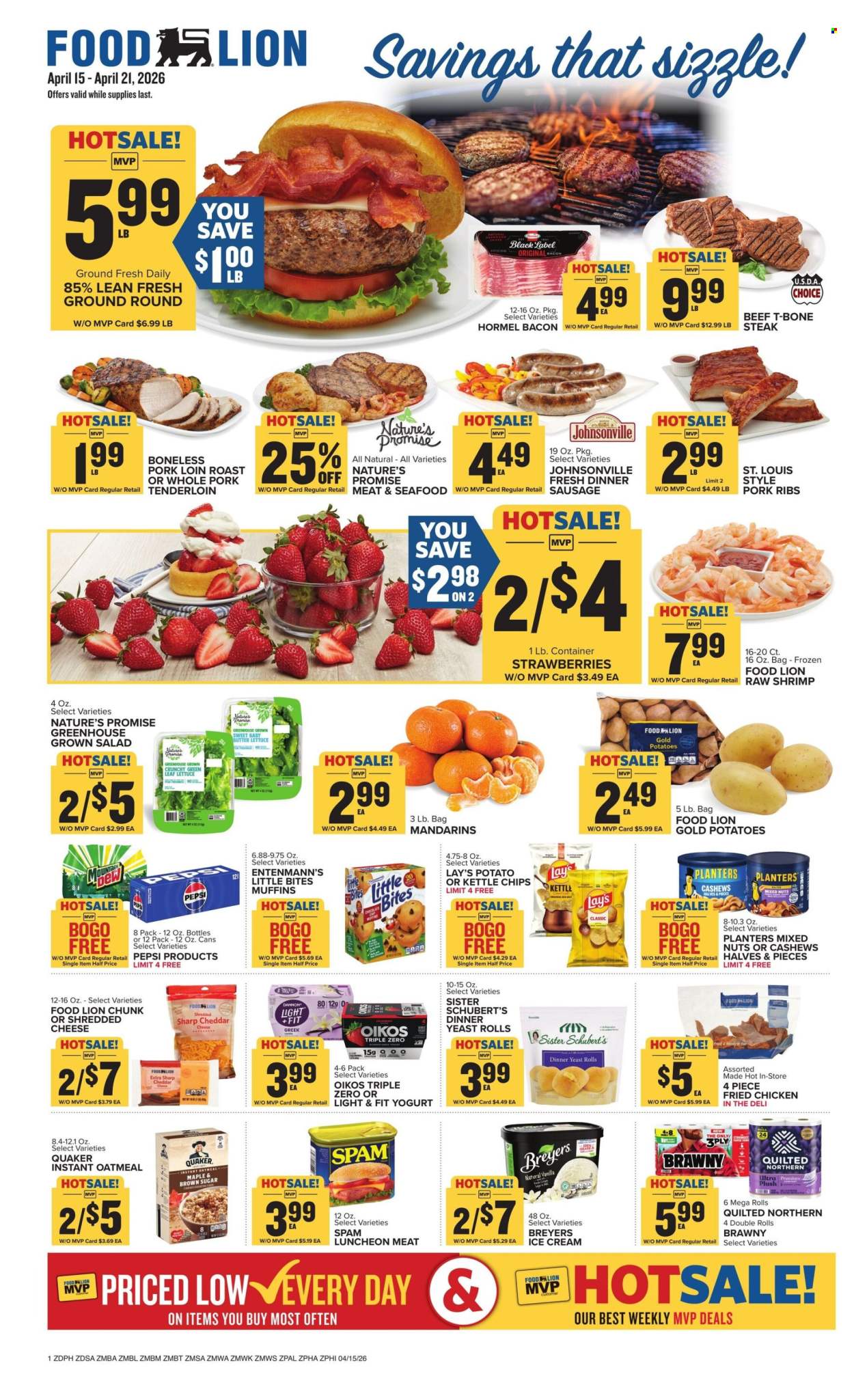 Food Lion ad - 04/15/2026 - 04/21/2026. Page 1