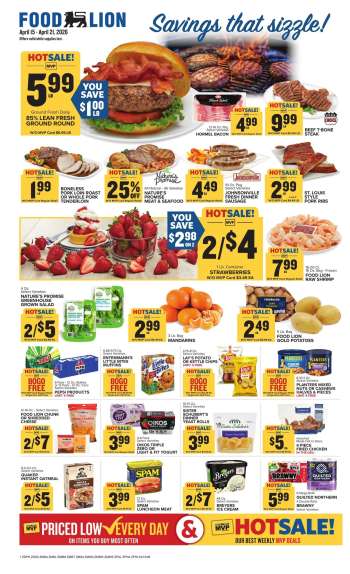 Food Lion Flyer - 04/15/2026 - 04/21/2026.