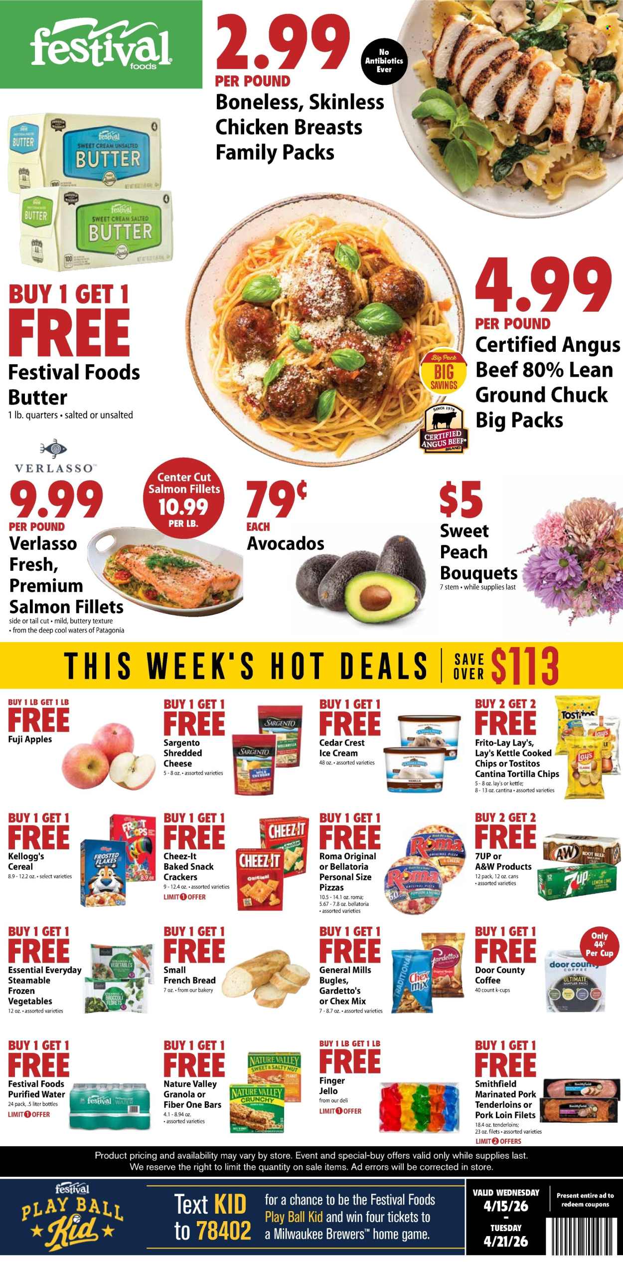 Festival Foods ad - 04/15/2026 - 04/21/2026. Page 1