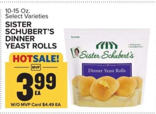Sister Schubert's Dinner Yeast Rolls