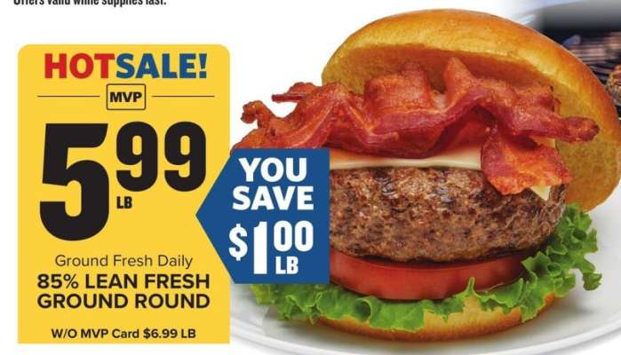 85% Lean Fresh Ground Round