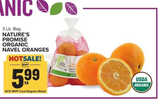 Nature's Promise Organic Navel Oranges