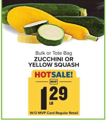 Zucchini or Yellow Squash