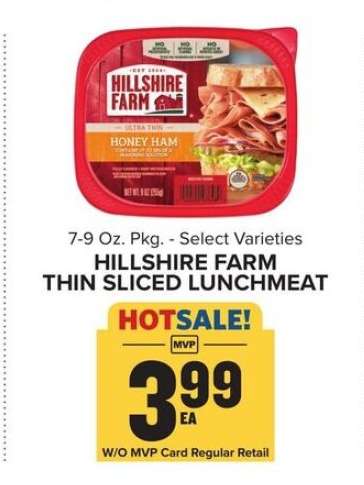 Hillshire Farm Thin Sliced Lunchmeat