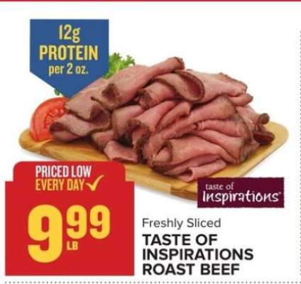 TASTE OF INSPIRATIONS ROAST BEEF