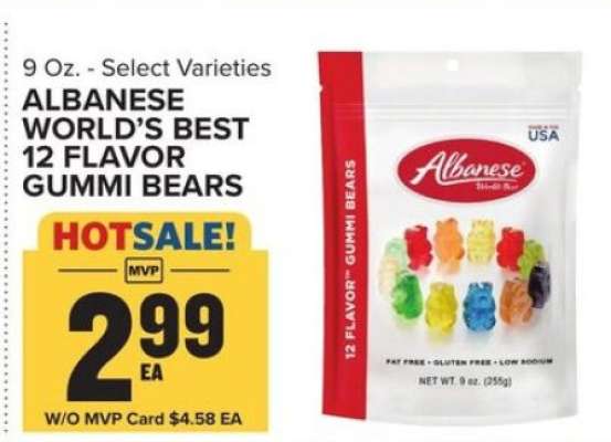 Albanese World's Best 12 Flavor Gummi Bears
