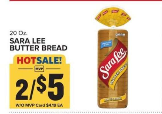 Sara Lee Butter Bread